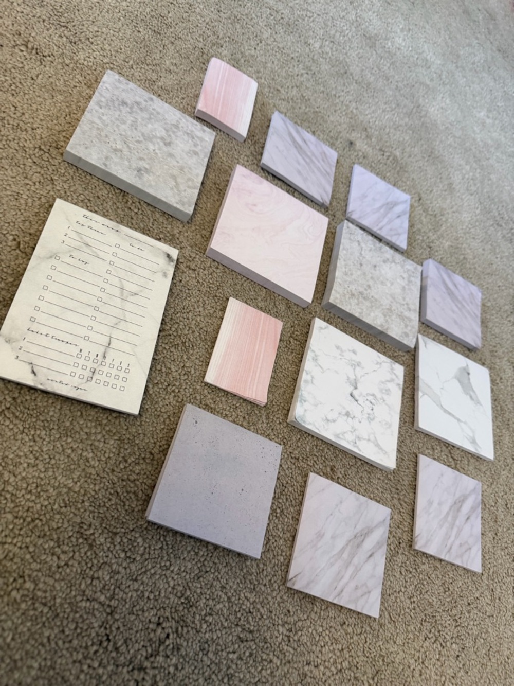Marble Style Post It Bundle - Picture 3 of 6